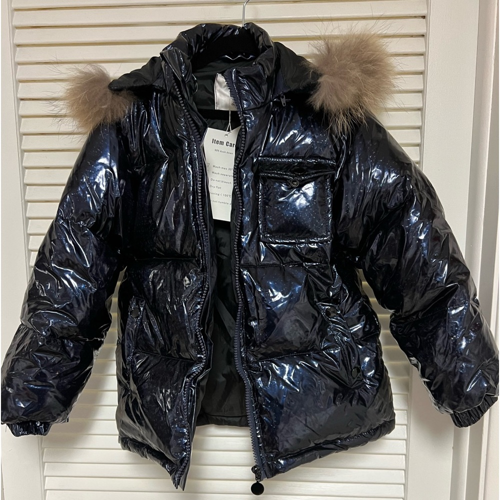 Orange Mom Duck Down Puffer Coat Size 3X NWT